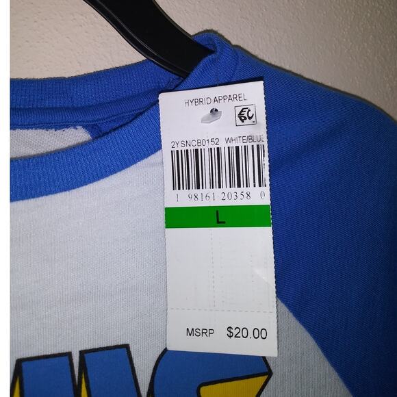 NWT Epic Threads Sonic The Hedgehog T-Shirt White/Blue L - Picture 5 of 8